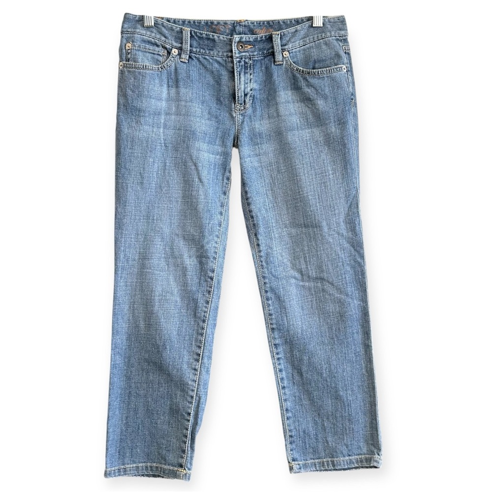 Loft Straight Leg Crop Pants - Picture 2 of 9